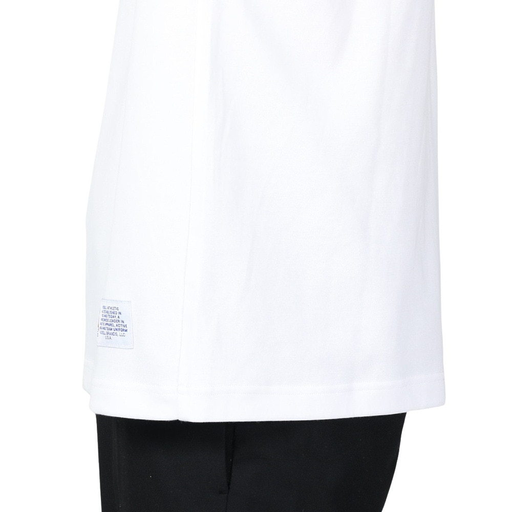 ラッセル（RUSSELL）（メンズ）プレーティング 半袖ワイドTシャツ RBM24S0001 WHT