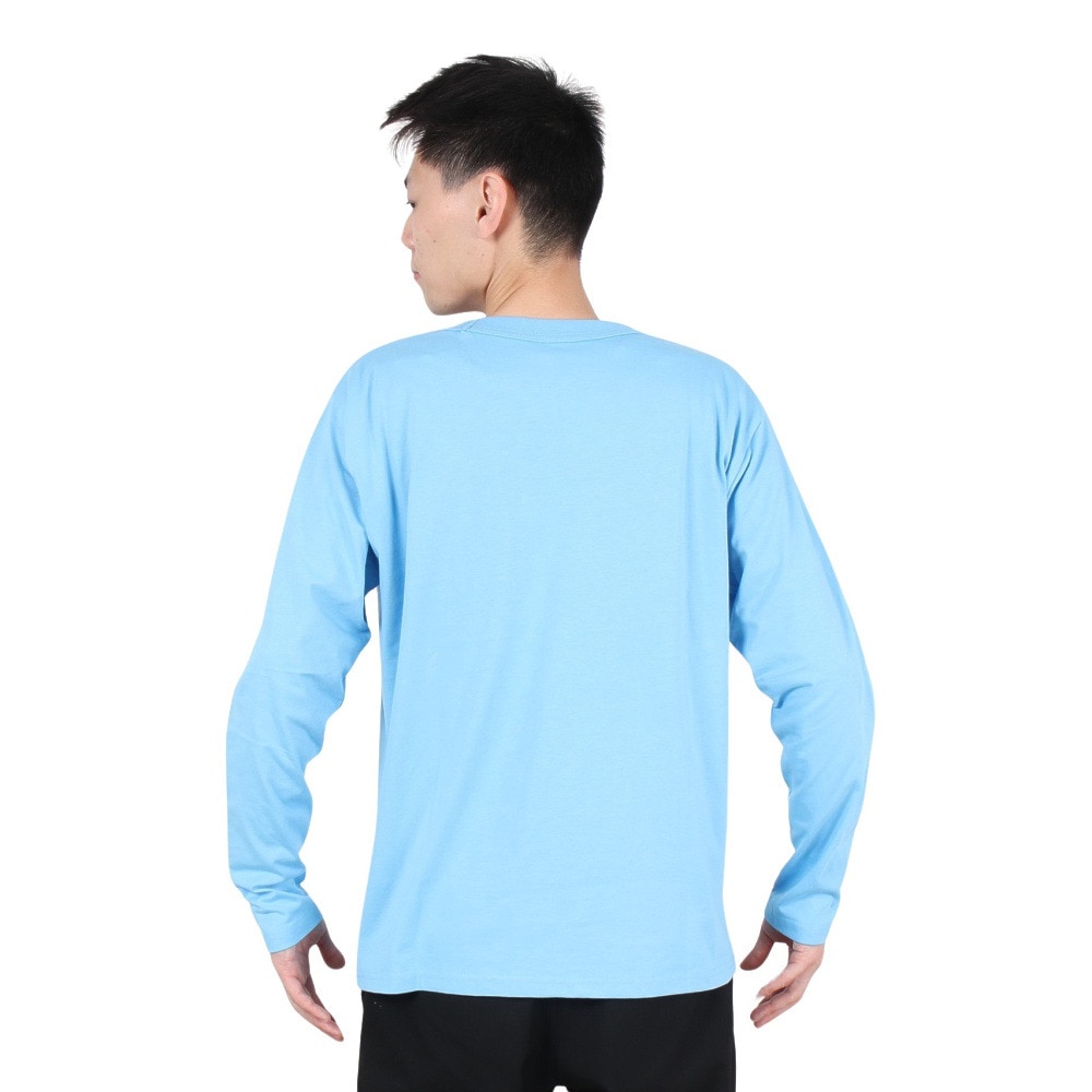 ラッセル（RUSSELL）（メンズ）T/C 長袖クルーネックTシャツ RBM23F0011 BLU