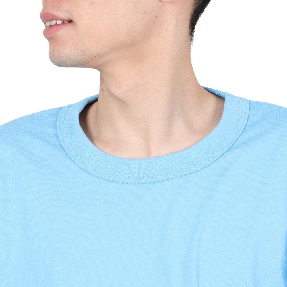 ラッセル（RUSSELL）（メンズ）T/C 長袖クルーネックTシャツ RBM23F0011 BLU