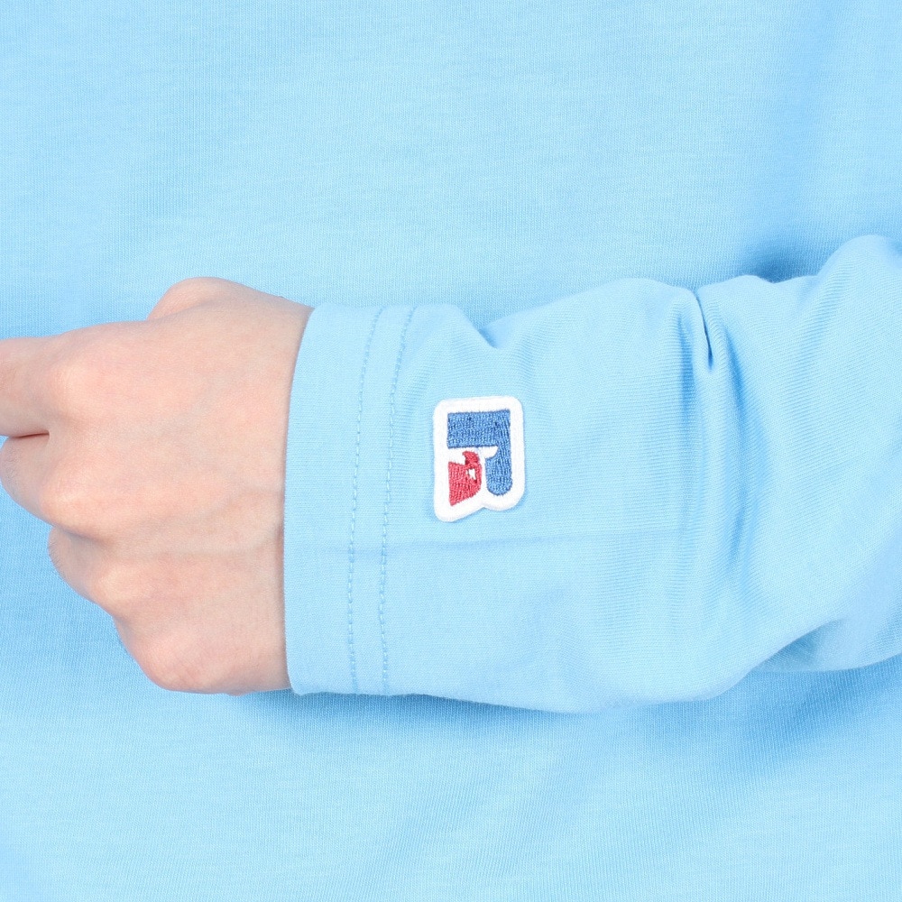 ラッセル（RUSSELL）（メンズ）T/C 長袖クルーネックTシャツ RBM23F0011 BLU