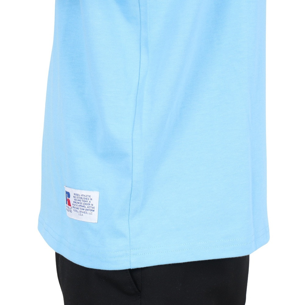 ラッセル（RUSSELL）（メンズ）T/C 長袖クルーネックTシャツ RBM23F0011 BLU