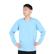 ラッセル（RUSSELL）（メンズ）T/C 長袖クルーネックTシャツ RBM23F0011 BLU