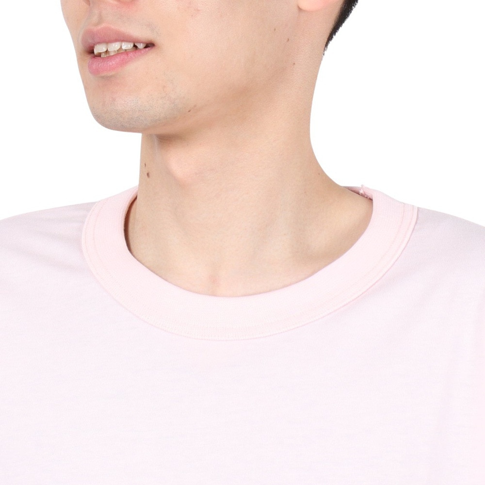 ラッセル（RUSSELL）（メンズ）T/C 長袖クルーネックTシャツ RBM23F0011 PNK
