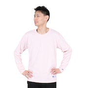 ラッセル（RUSSELL）（メンズ）T/C 長袖クルーネックTシャツ RBM23F0011 PNK