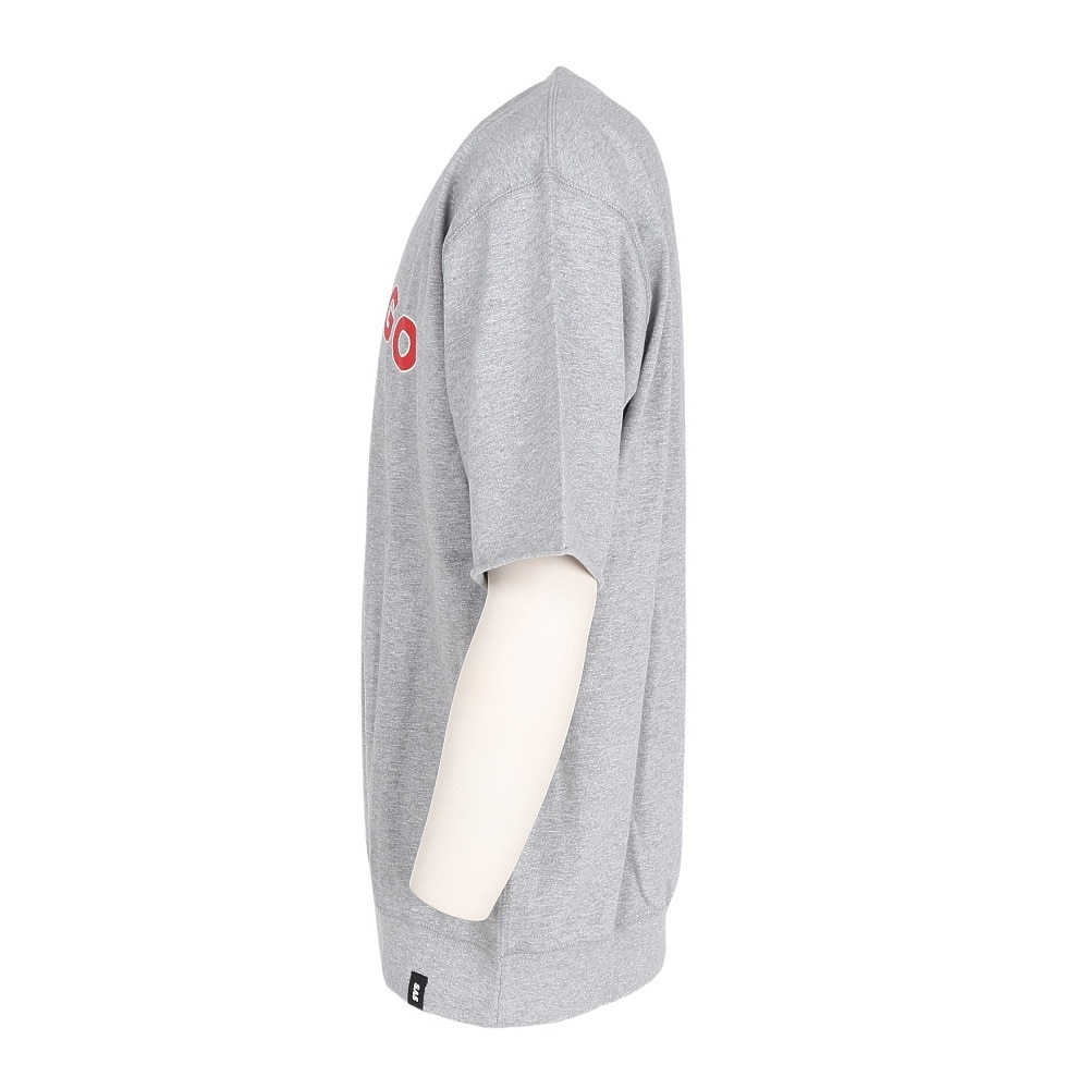 エスエーエス（S.A.S）（メンズ、レディース）裾リブプリント半袖Tシャツ SANDI SAS2345804-15 GRAY