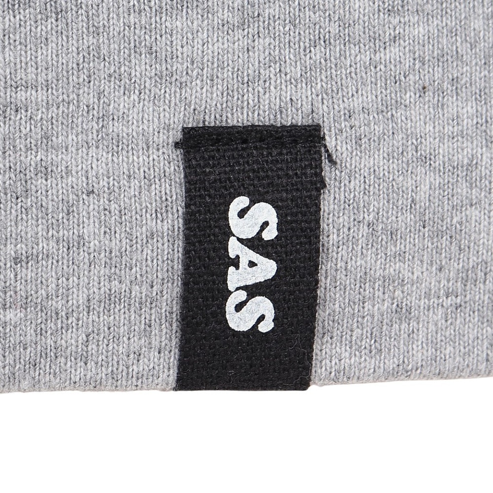 エスエーエス（S.A.S）（メンズ、レディース）裾リブプリント半袖Tシャツ SANDI SAS2345804-15 GRAY