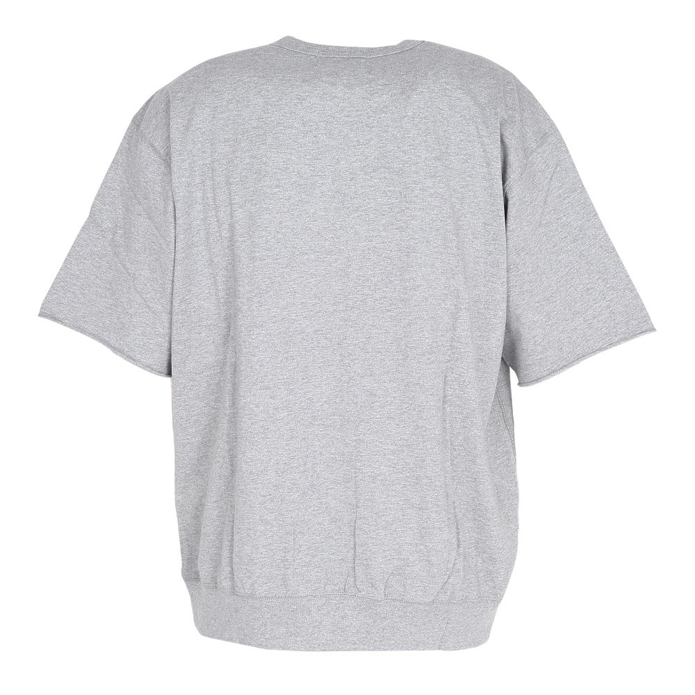 エスエーエス（S.A.S）（メンズ、レディース）裾リブプリント半袖Tシャツ CAL SAS2345805-15 GRAY