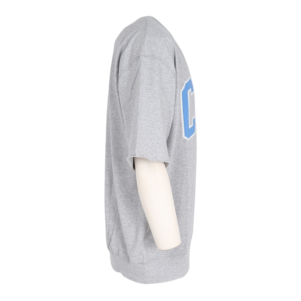 エスエーエス（S.A.S）（メンズ、レディース）裾リブプリント半袖Tシャツ CAL SAS2345805-15 GRAY