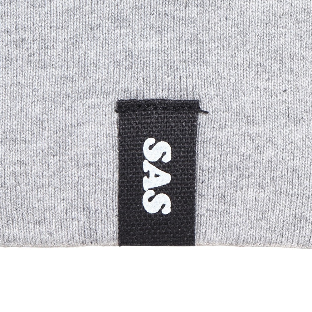 エスエーエス（S.A.S）（メンズ、レディース）裾リブプリント半袖Tシャツ CAL SAS2345805-15 GRAY