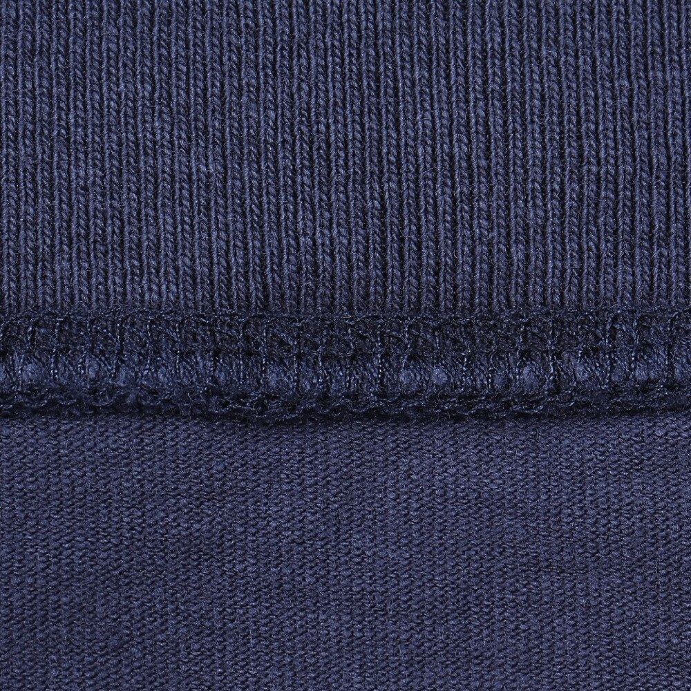 エスエーエス（S.A.S）（メンズ、レディース）裾リブプリント半袖Tシャツ CAL SAS2345805-79 NAVY