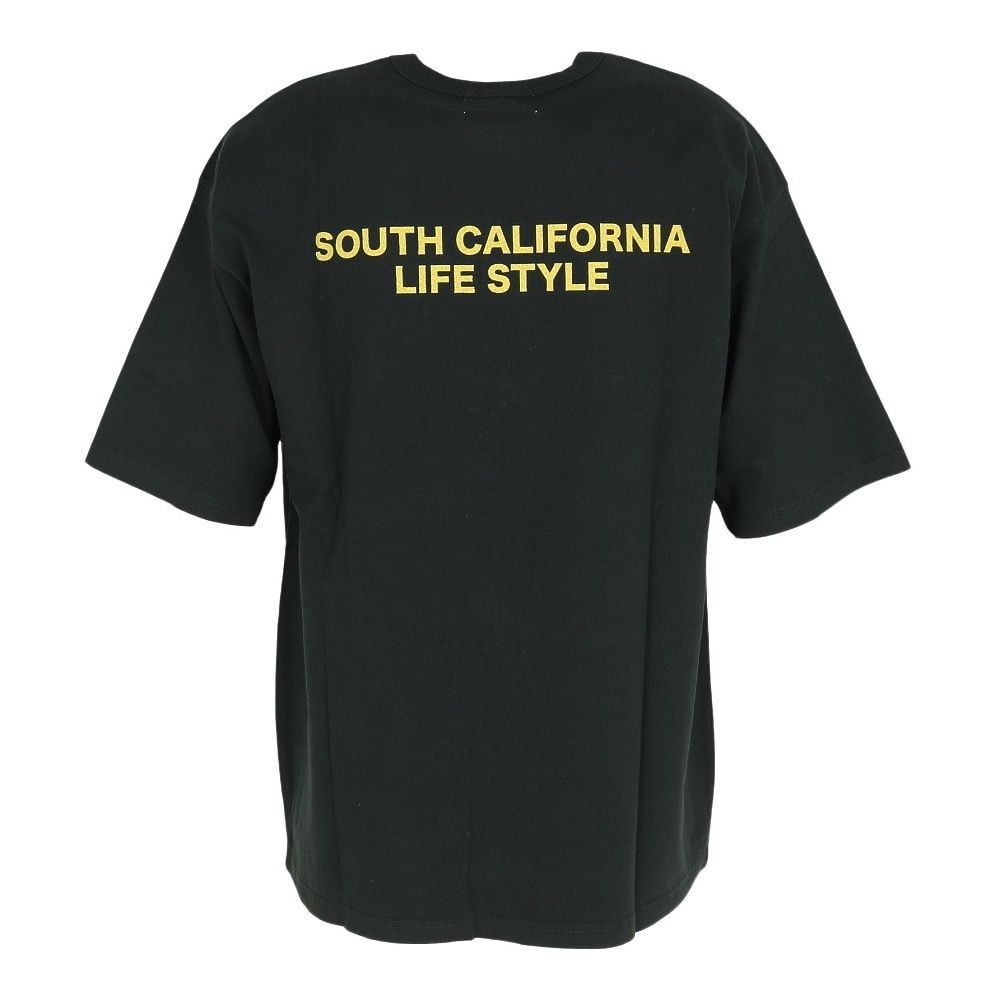 エスエーエス（S.A.S）（メンズ）プリント半袖Tシャツ SANFRAN SAS2345808-19 BLACK