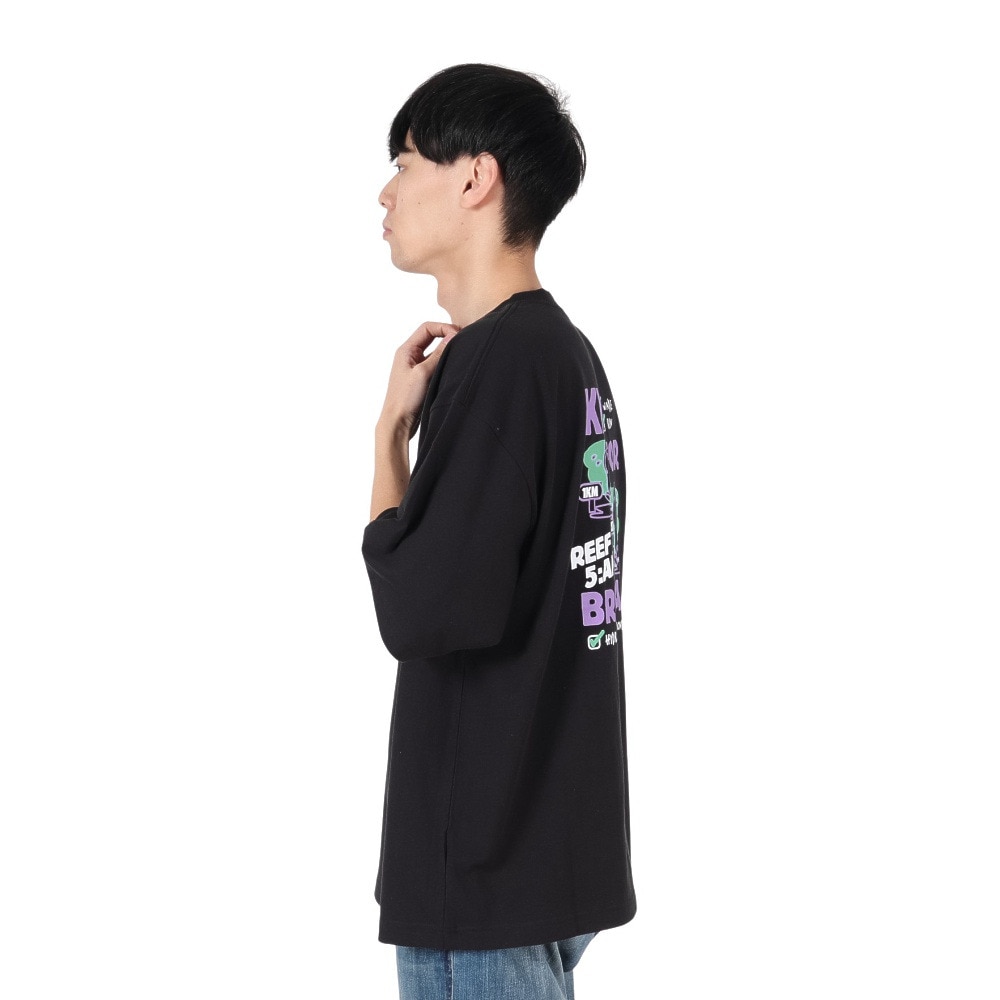 リーフ（REEF）（メンズ）5AM ショートスリーブ Tシャツ RFTEM2406-BLK