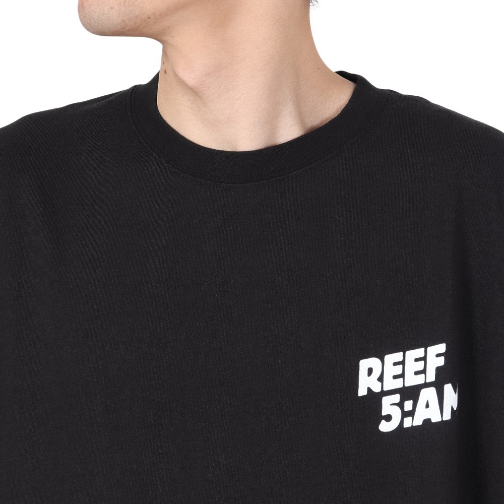 リーフ（REEF）（メンズ）5AM ショートスリーブ Tシャツ RFTEM2406-BLK