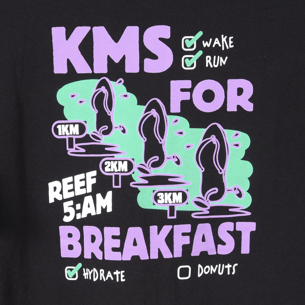 リーフ（REEF）（メンズ）5AM ショートスリーブ Tシャツ RFTEM2406-BLK