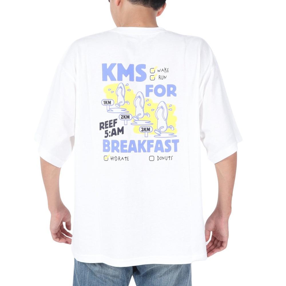 リーフ（REEF）（メンズ）5AM ショートスリーブ Tシャツ RFTEM2406-WHT