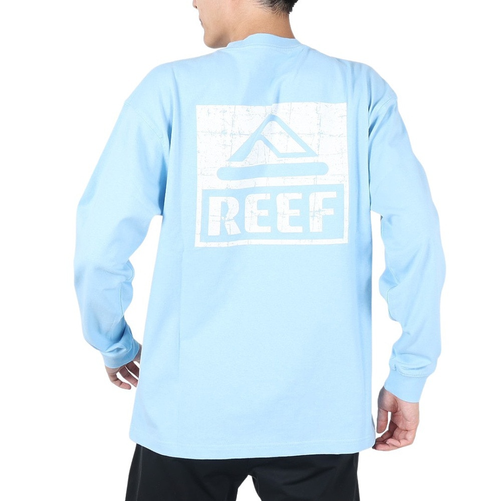 リーフ（REEF）（メンズ）SANDAL ロゴ 長袖Tシャツ RFTEM2409-L.BLU