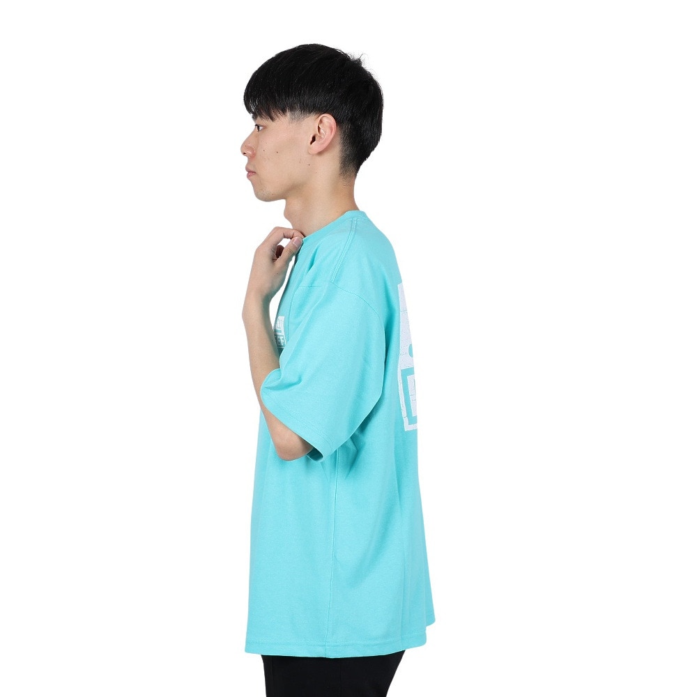 リーフ（REEF）（メンズ）スクエアロゴ半袖Tシャツ RFTEM2412-BLU
