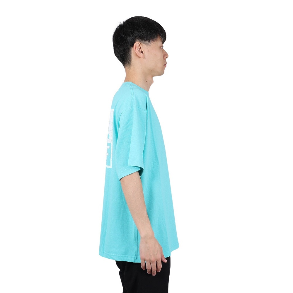 リーフ（REEF）（メンズ）スクエアロゴ半袖Tシャツ RFTEM2412-BLU