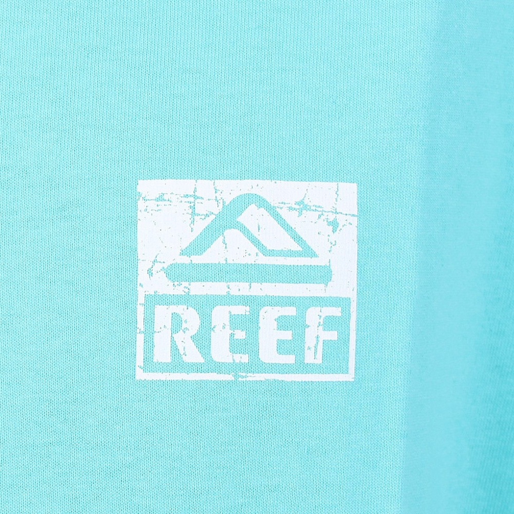 リーフ（REEF）（メンズ）スクエアロゴ半袖Tシャツ RFTEM2412-BLU