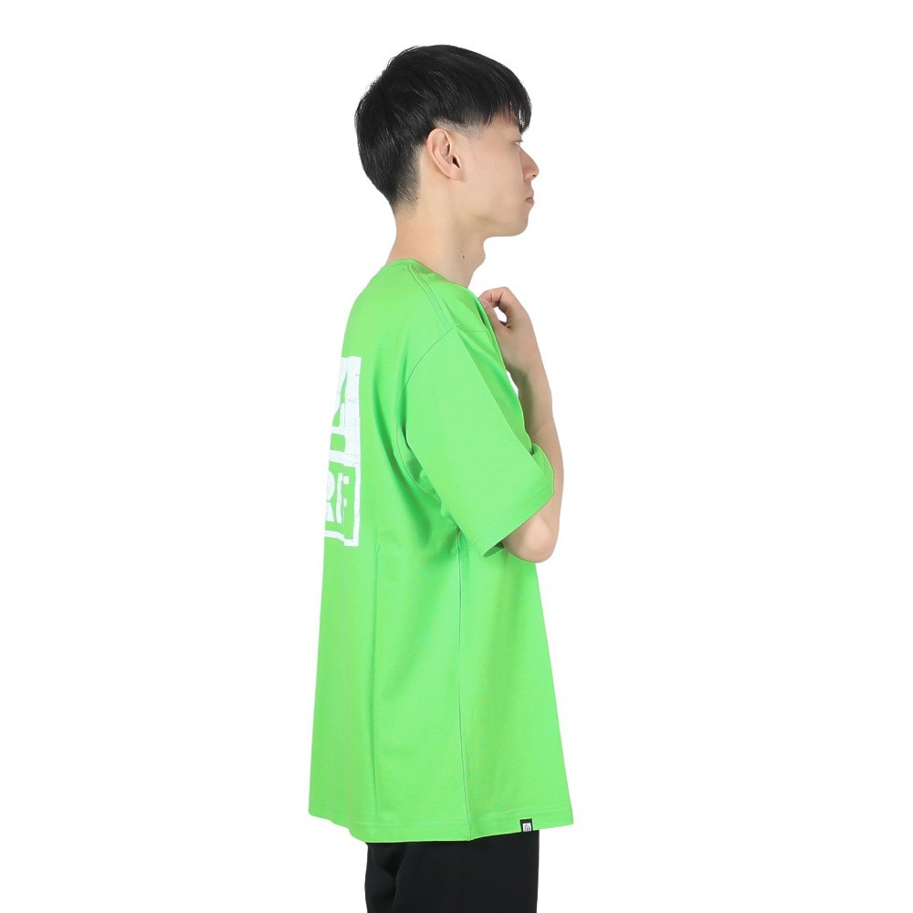 リーフ（REEF）（メンズ）スクエアロゴ半袖Tシャツ RFTEM2412-GRN