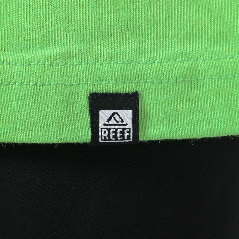 リーフ（REEF）（メンズ）スクエアロゴ半袖Tシャツ RFTEM2412-GRN