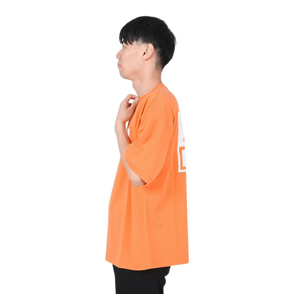 リーフ（REEF）（メンズ）スクエアロゴ半袖Tシャツ RFTEM2412-ORG