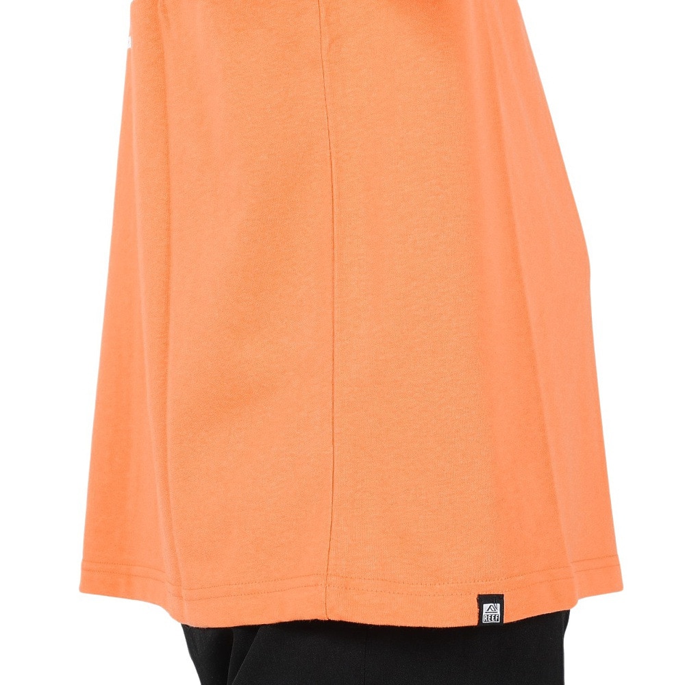 リーフ（REEF）（メンズ）スクエアロゴ半袖Tシャツ RFTEM2412-ORG
