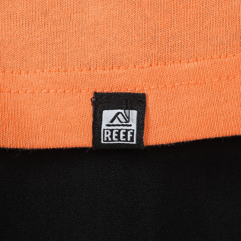 リーフ（REEF）（メンズ）スクエアロゴ半袖Tシャツ RFTEM2412-ORG