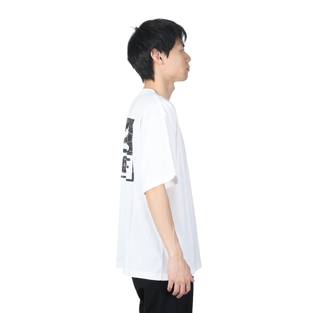 リーフ（REEF）（メンズ）tシャツ 半袖 スクエアロゴ半袖Tシャツ バックプリント RFTEM2412-WT/BK