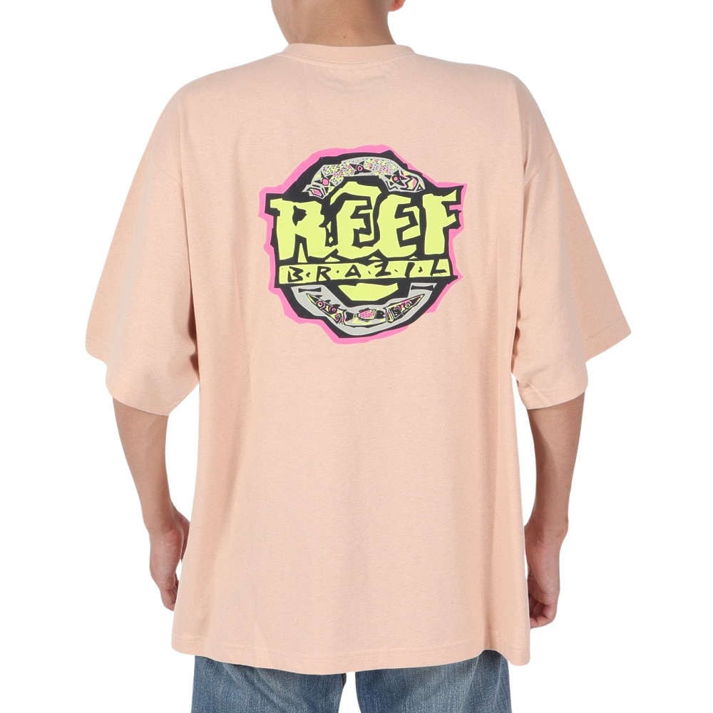 リーフ（REEF）（メンズ）80S BRASIL ショートスリーブ Tシャツ RFTEM2414-BEG