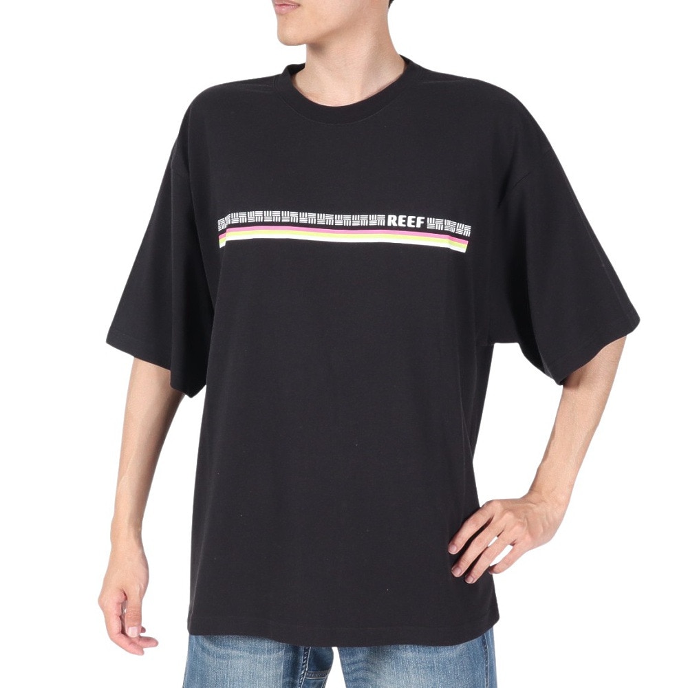 リーフ（REEF）（メンズ）80S BRASIL ショートスリーブ Tシャツ RFTEM2414-BLK