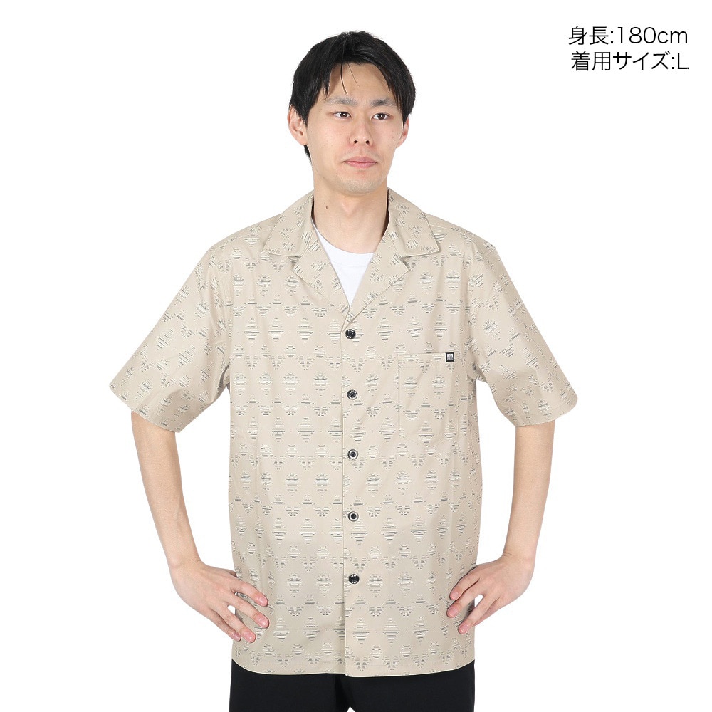リーフ（REEF）（メンズ）COLLAR 半袖シャツ RFWSM2401-BEG