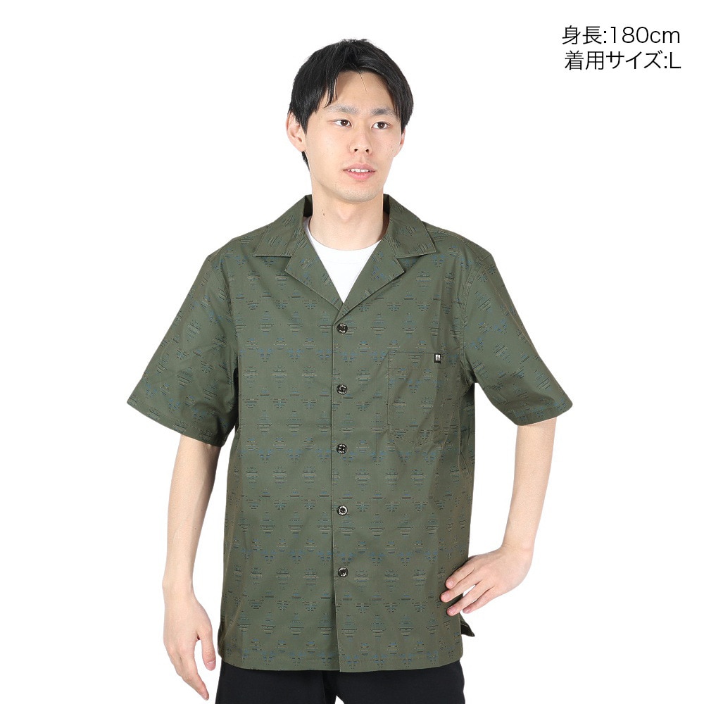 リーフ（REEF）（メンズ）COLLAR 半袖シャツ RFWSM2401-OLV