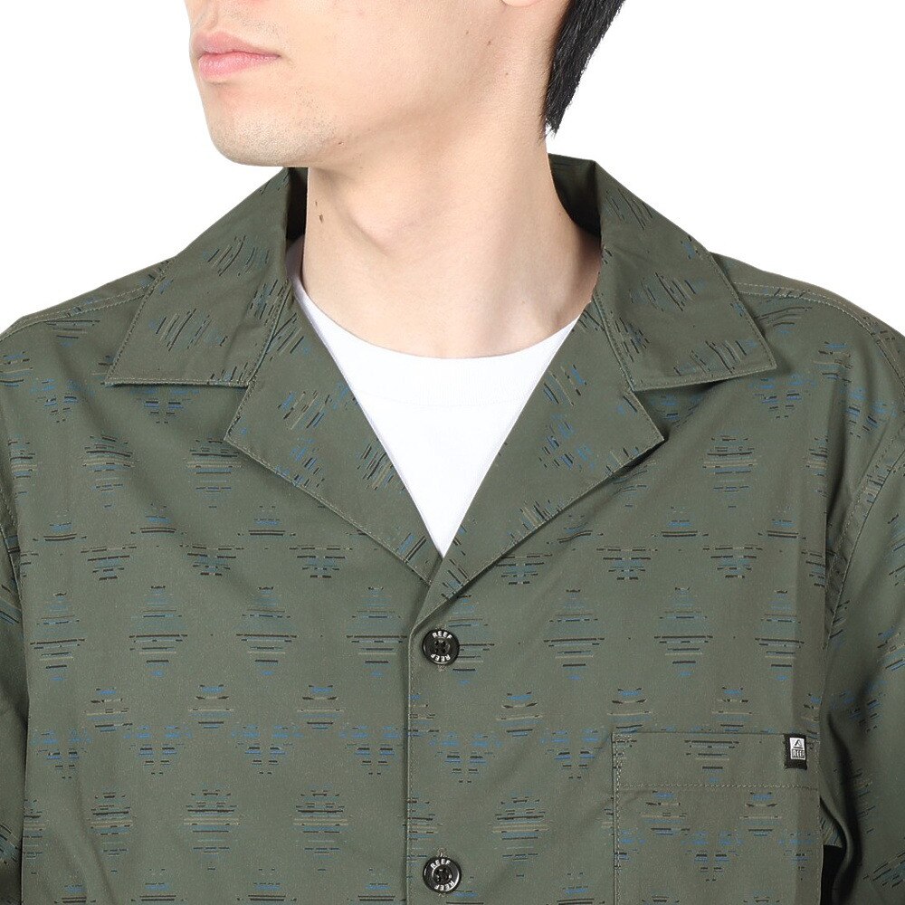 リーフ（REEF）（メンズ）COLLAR 半袖シャツ RFWSM2401-OLV