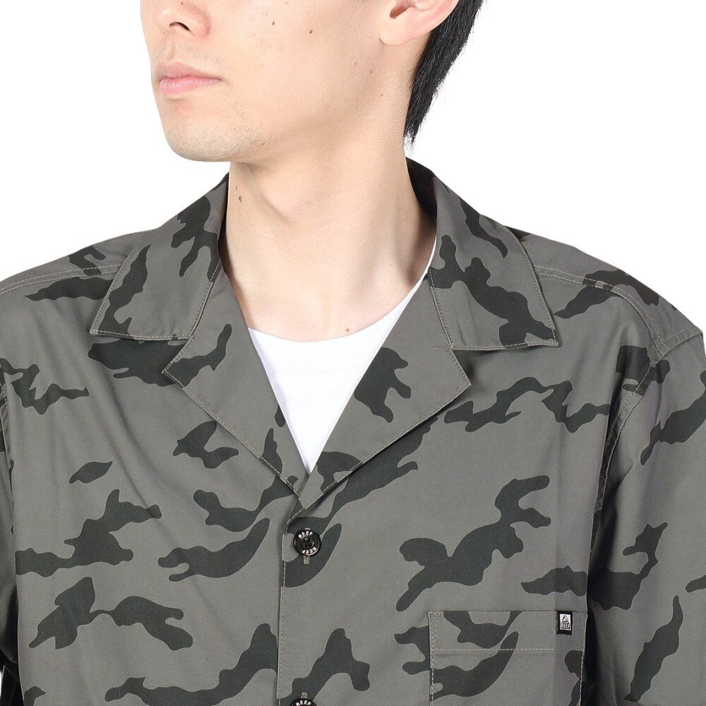 リーフ（REEF）（メンズ）COLLAR 半袖シャツ RFWSM2402-C.GRY