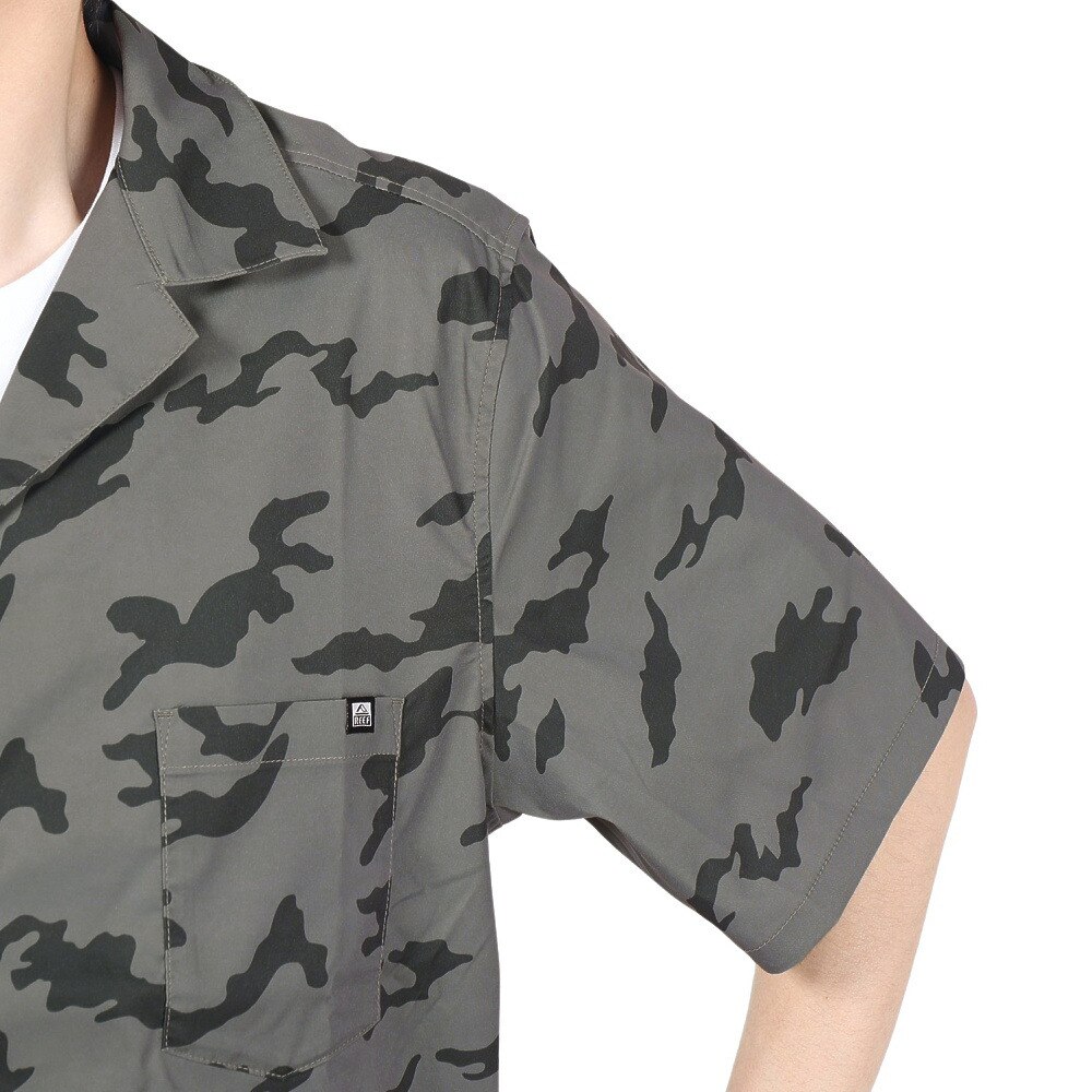 リーフ（REEF）（メンズ）COLLAR 半袖シャツ RFWSM2402-C.GRY
