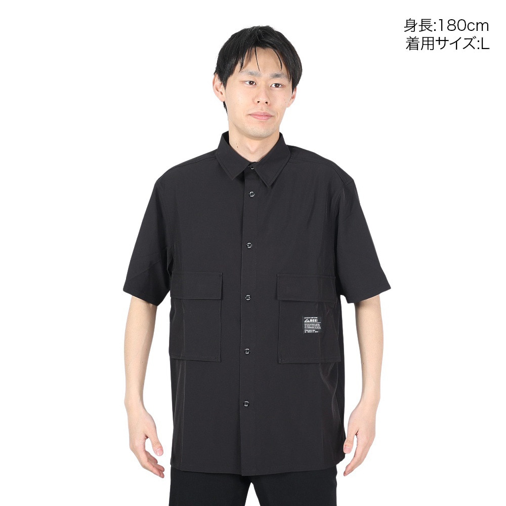 リーフ（REEF）（メンズ）BAJA 半袖シャツ RFWSM2404-BLK