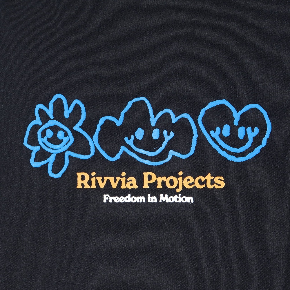 リヴィアプロジェクツ（Rivvia Projectu）（メンズ）SCRIBBLE Tシャツ RTE-24212BLK