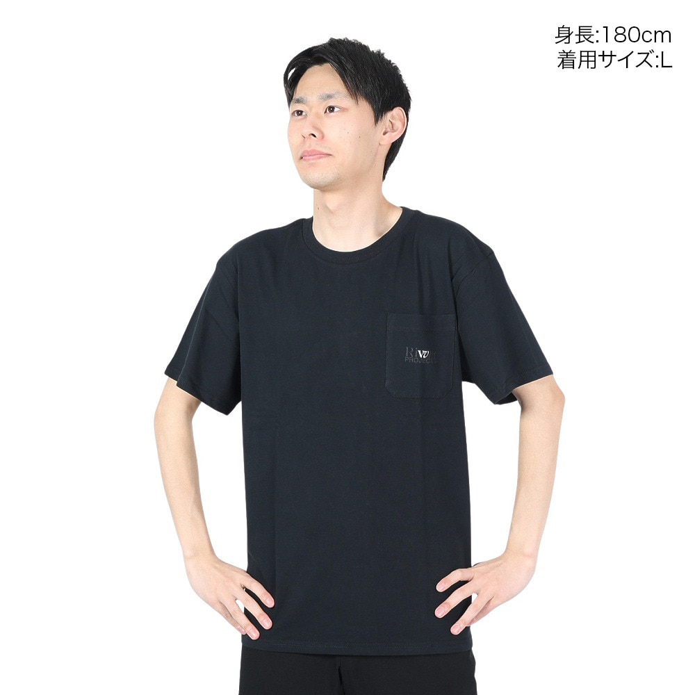リヴィアプロジェクツ（Rivvia Projectu）（メンズ）DISCLOSURE Tシャツ RTE-24101-BLK