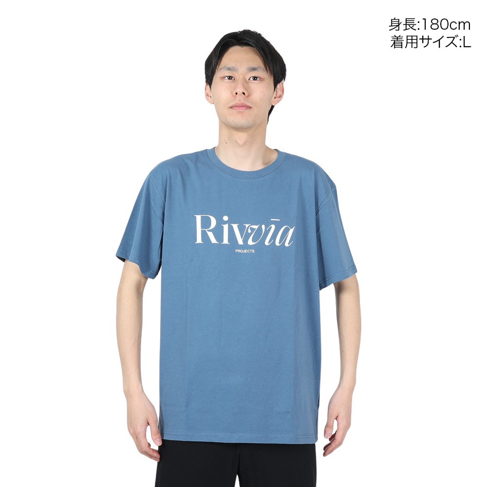 リヴィアプロジェクツ（Rivvia Projectu）（メンズ）REASON Tシャツ RTE-24102-BLU