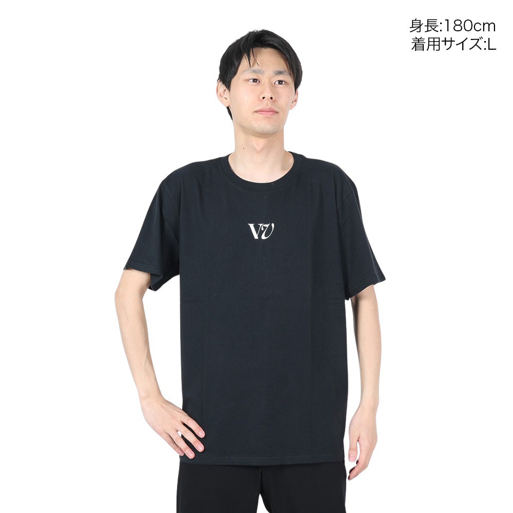 リヴィアプロジェクツ（Rivvia Projectu）（メンズ）NAVIGATING Tシャツ RTE-24111-BLK