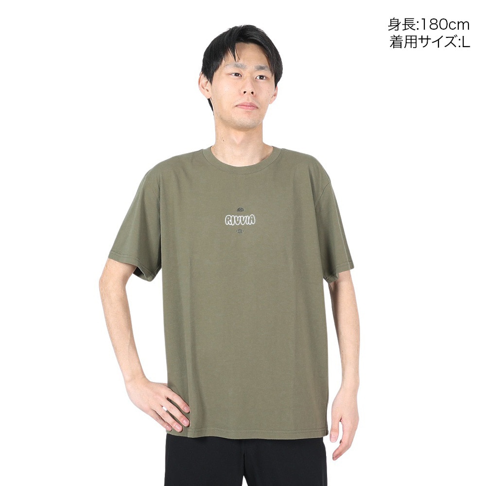 リヴィアプロジェクツ（Rivvia Projectu）（メンズ）EXPLORATION 半袖Tシャツ RTE-24112-GRN
