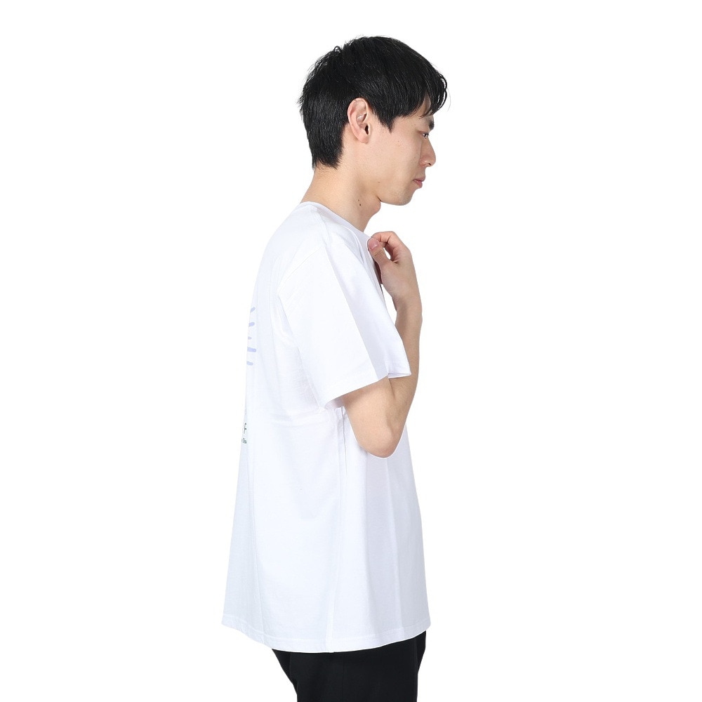 リヴィアプロジェクツ（Rivvia Projectu）（メンズ）DIGITAL Tシャツ RTE-24125-WHT