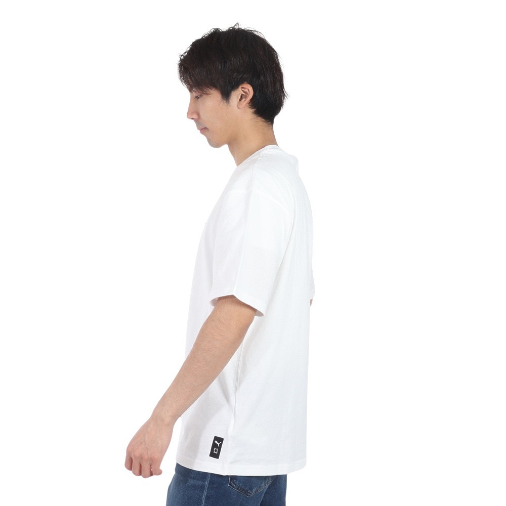 プーマ（PUMA）（メンズ）JAWS EMB CORE Tシャツ 624772 02 WHT