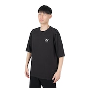 プーマ（PUMA）（メンズ、レディース）ユニセックス ベター CLASSICS オーバーサイズ 半袖Tシャツ 626025 01 BLK