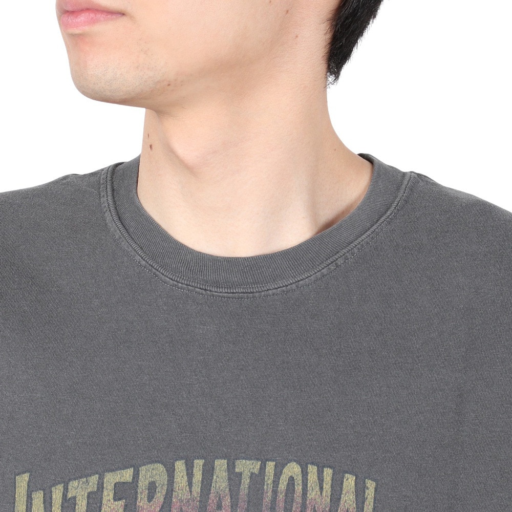 IPD（IPD）（メンズ）レオパード ショートスリーブ Tシャツ IPDSSLP-717-C.GRY