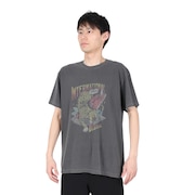 (メンズ)レオパード ショートスリーブ Tシャツ IPDSSLP-717-C.GRY