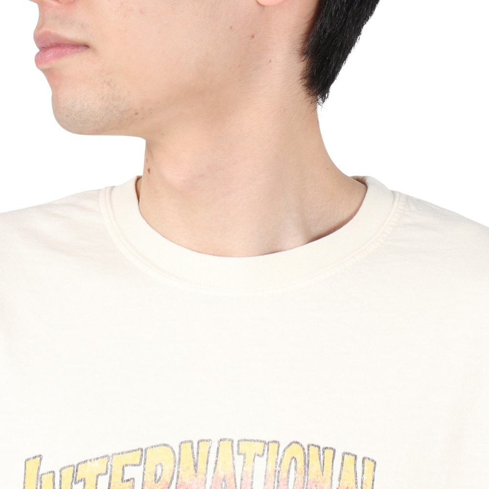 IPD（IPD）（メンズ）レオパード ショートスリーブ Tシャツ IPDSSLP-717-CRM
