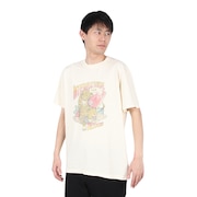 (メンズ)レオパード ショートスリーブ Tシャツ IPDSSLP-717-CRM