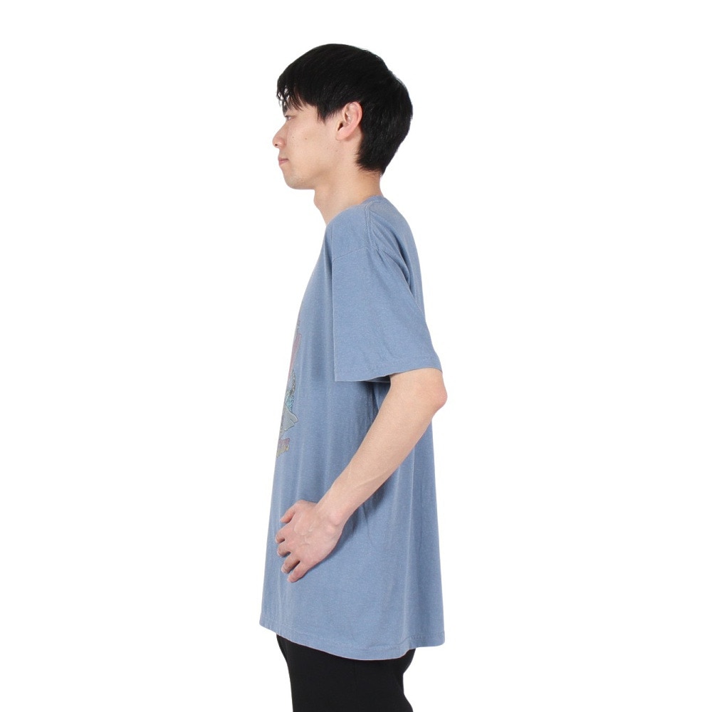 IPD（IPD）（メンズ）レオパード ショートスリーブ Tシャツ IPDSSLP-717-D.BLU